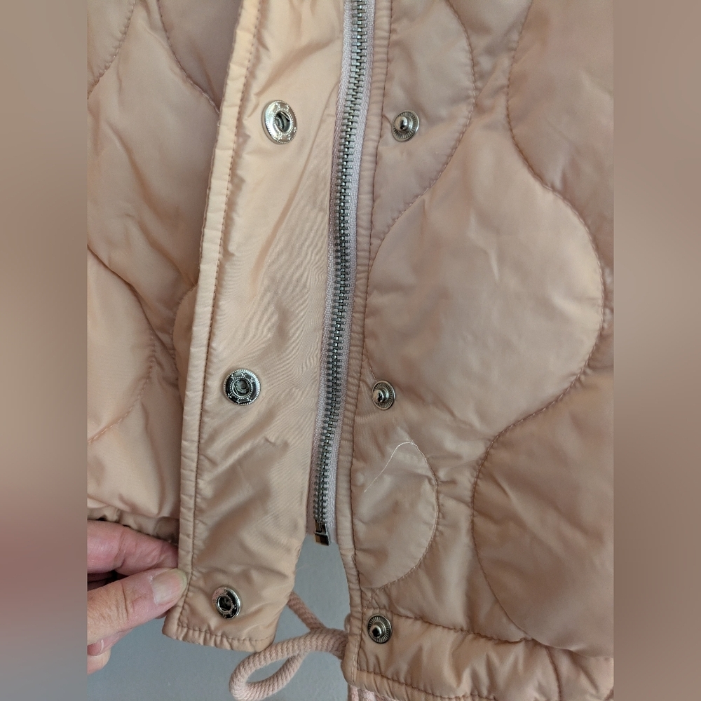 Suncoo Paris Women's Quilted Jacket Peachy Pink - Picture 7 of 10